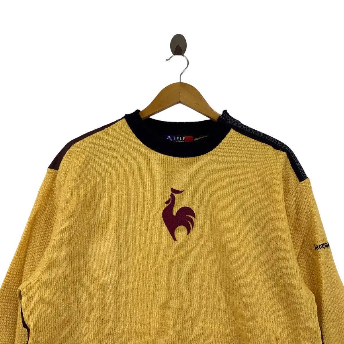 Le Coq Sportif × Vintage Vintage LE COQ SPORTIF Golf Collection France Sweatshirt Size US L / EU 52-54 / 3 - 2 Thumbnail