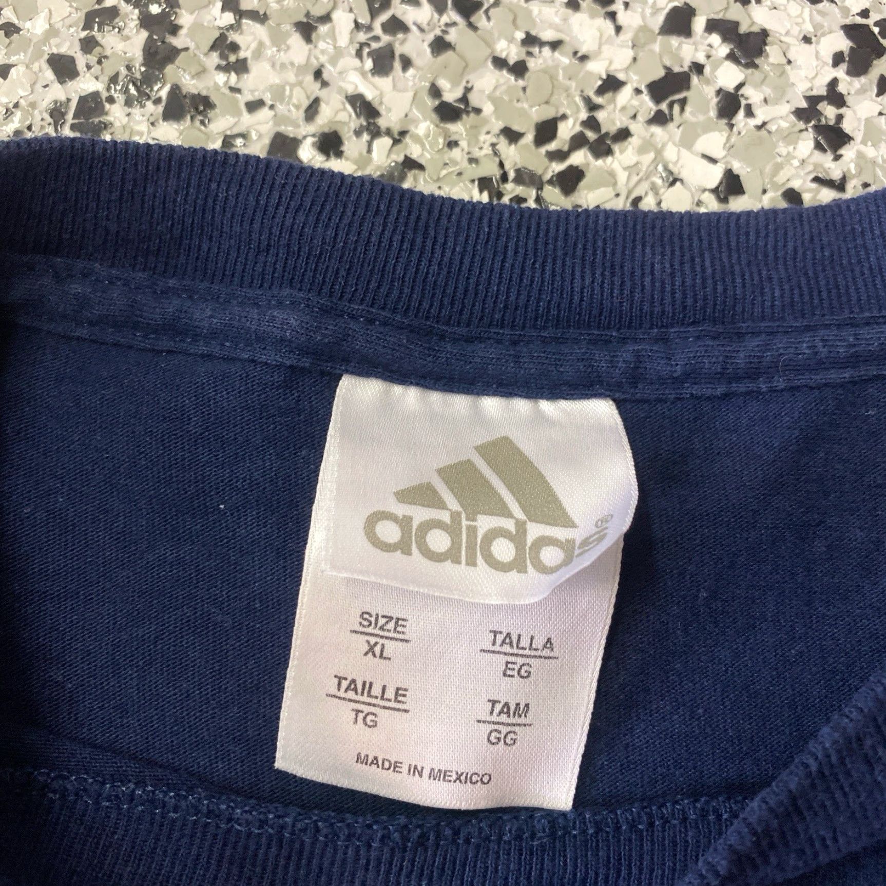 Adidas VINTAGE Adidas T-Shirt Logo XL Blue 90s Spell Out Graphic Big Logo Soccer Men Short Sleeve Crew Neck Size US XL / EU 56 / 4 - 3 Thumbnail