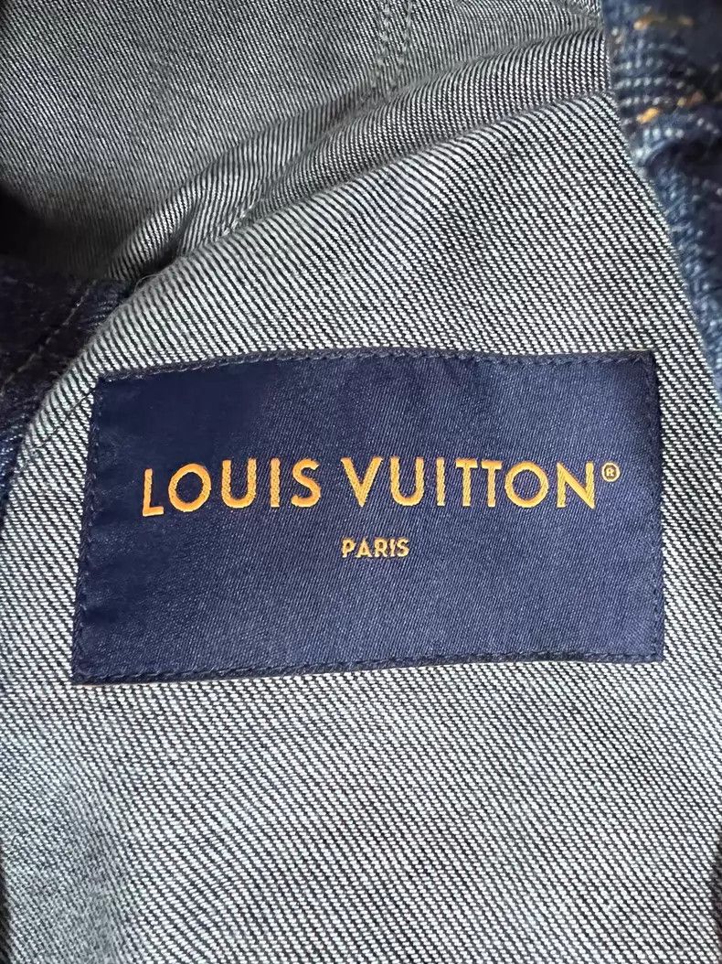 Louis Vuitton Louis Vuitton FW25 collarless denim studded full-width log Size US L / EU 52-54 / 3 - 4 Thumbnail
