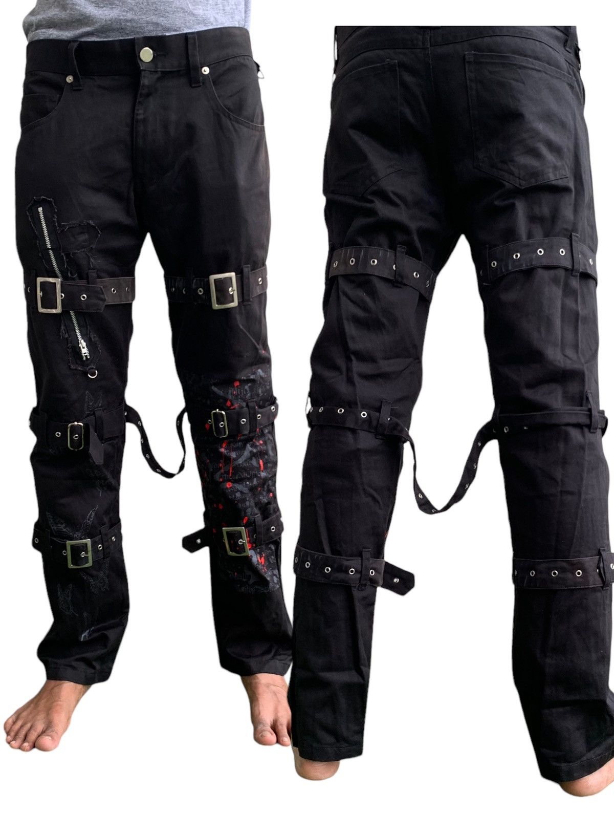 Japanese Brand 🔥⚡️Japanese Brand Bondage Punk Style Size US 30 / EU 46 - 1 Thumbnail