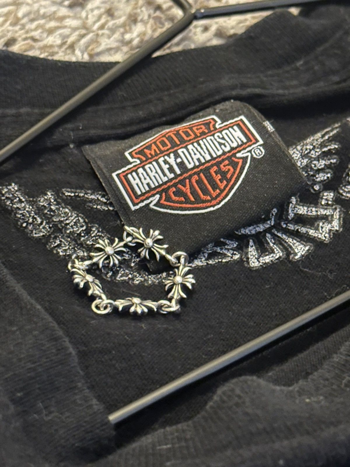 Harley Davidson Vintage Harley-Davidson Skull Snake Tee – Texas L Size US L / EU 52-54 / 3 - 3 Thumbnail