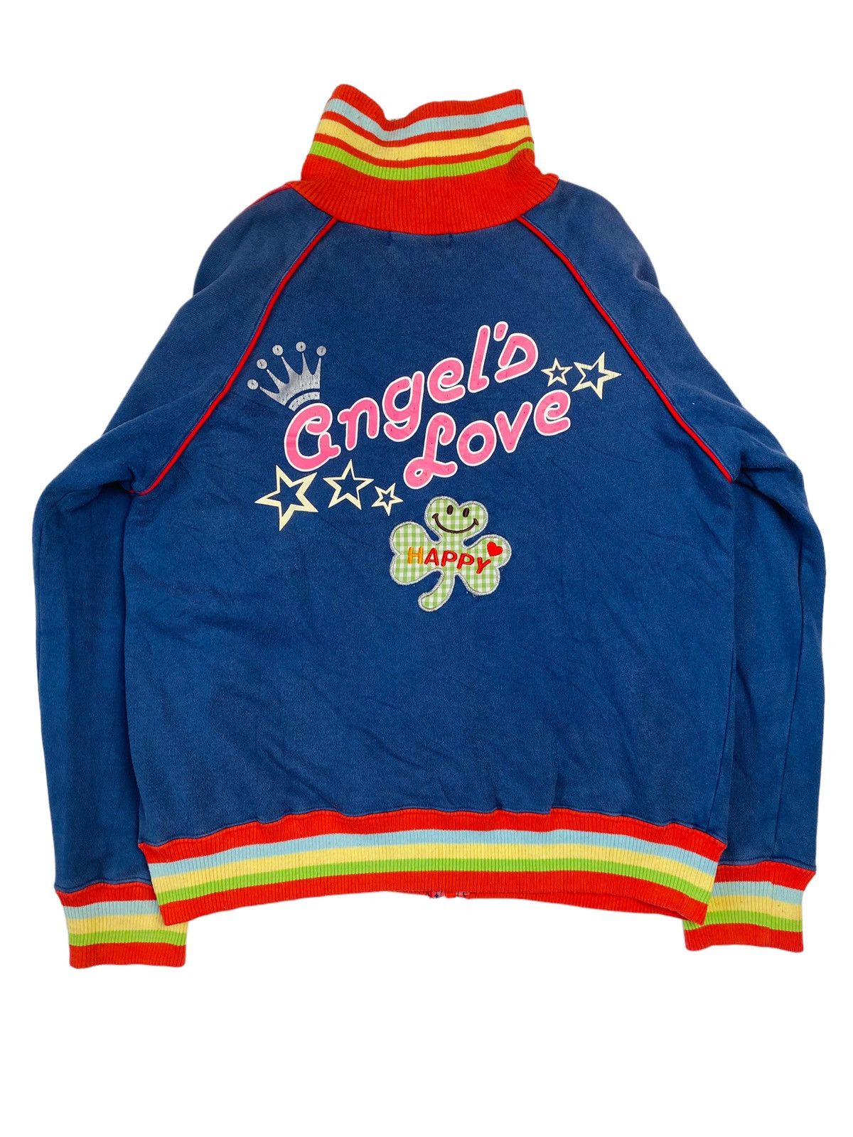 Angel Blue 2000s Angel Blue - Angels Love Tapped Star Track Jacket Size L / US 10 / IT 46 - 1 Thumbnail