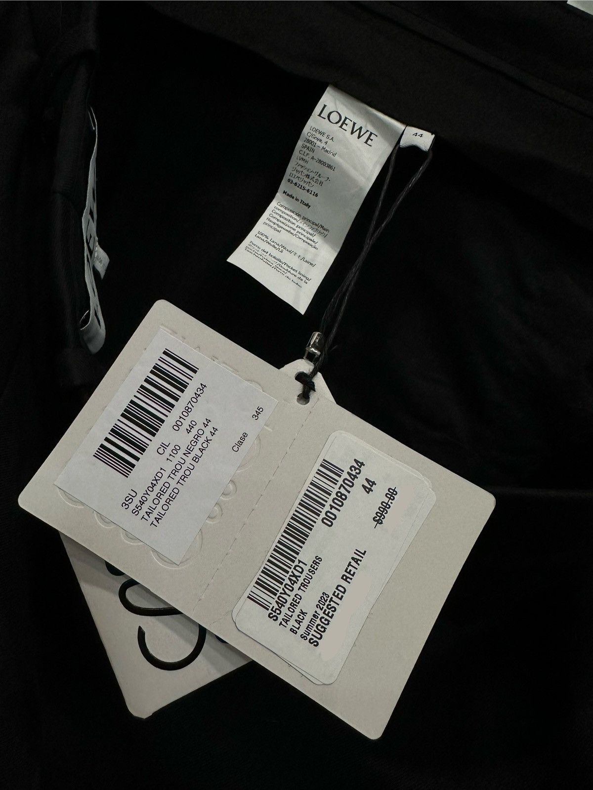 Loewe Loewe pressed-crease wool trousers Size 32" / US 10 / IT 46 - 10 Thumbnail