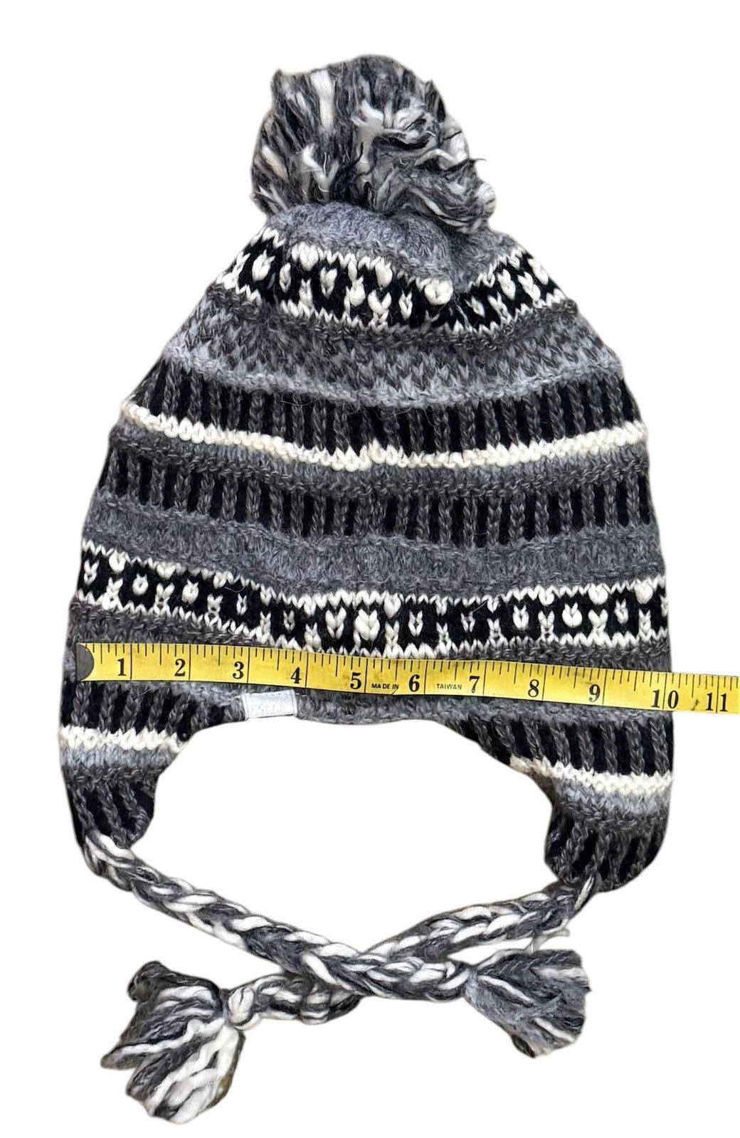 Phenix Phenix Hand-Knitted Woolen Winter Gray Size ONE SIZE - 5 Thumbnail