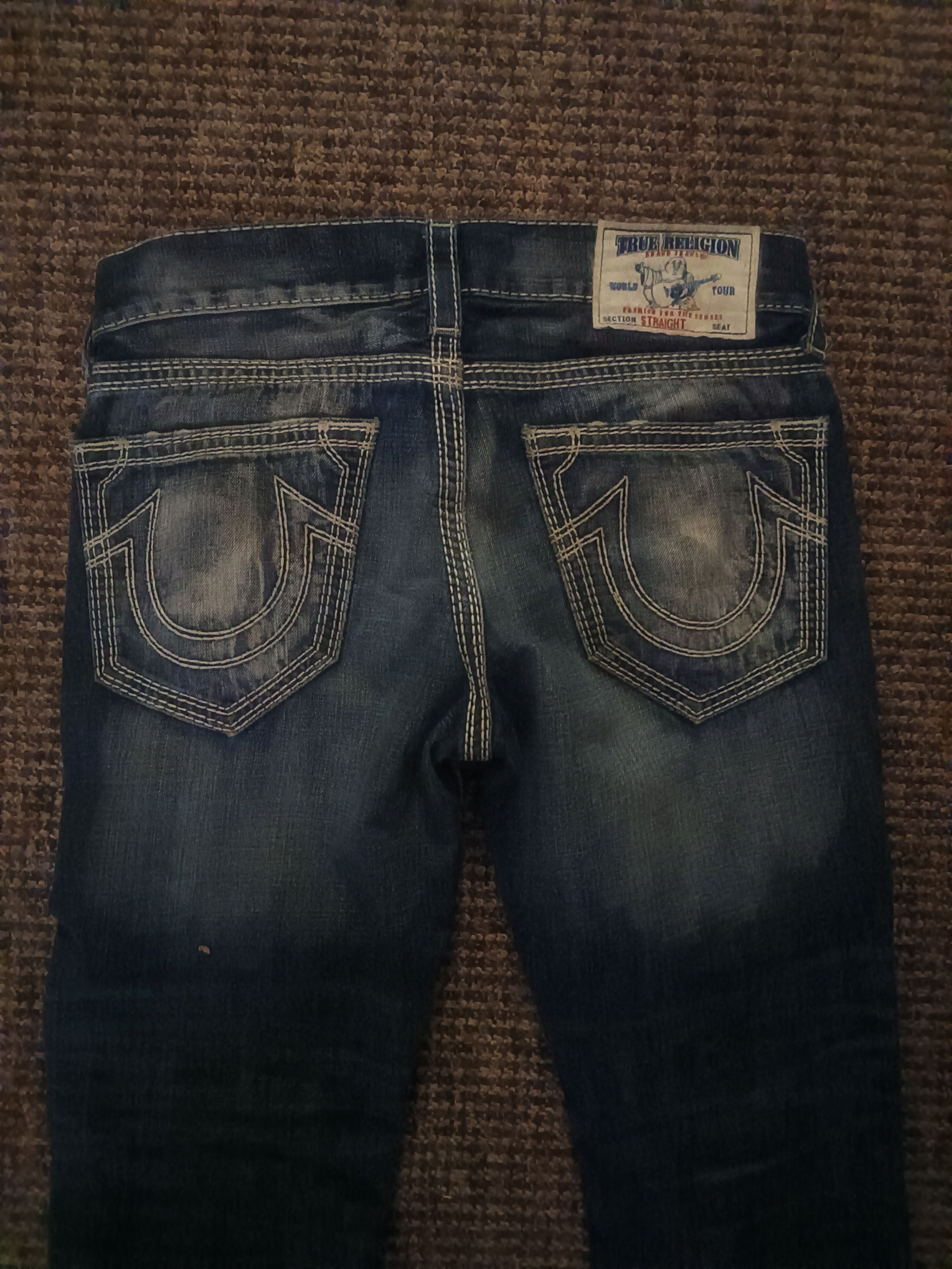 True Religion 🔥🔥 Vintage rare TRUE RELIGION Straight Big QT Size US 31 - 3 Thumbnail