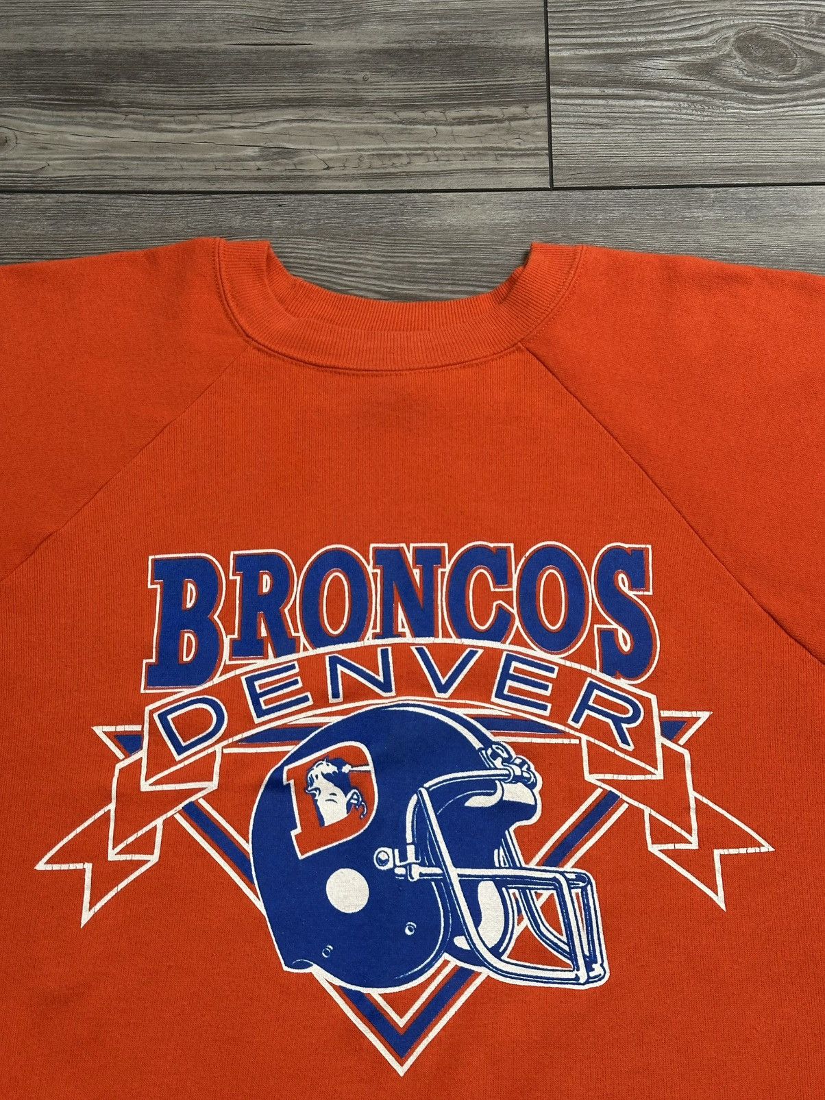 NFL × Vintage Vintage 80’s Denver Broncos Logo 7 Crewneck Size US XL / EU 56 / 4 - 3 Thumbnail