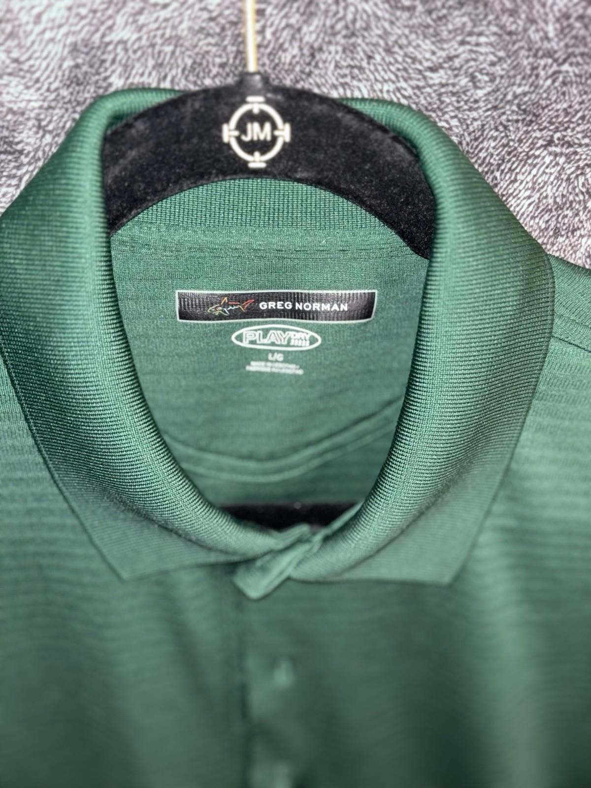 Greg Norman Greg Norman Play Dry Golf Polo Shirt Men L Green Performance Size US L / EU 52-54 / 3 - 3 Thumbnail