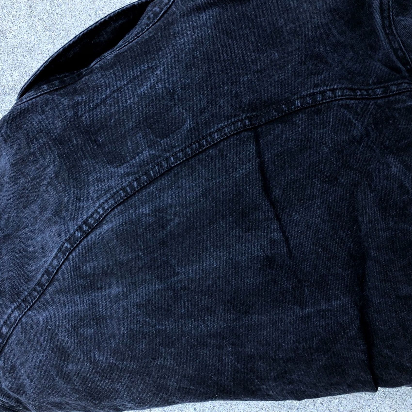 Tavik TAVIK Black Dyed Denim Jacket XL Men's Black L/S Jean Collared Size US 36 / EU 52 - 6 Thumbnail