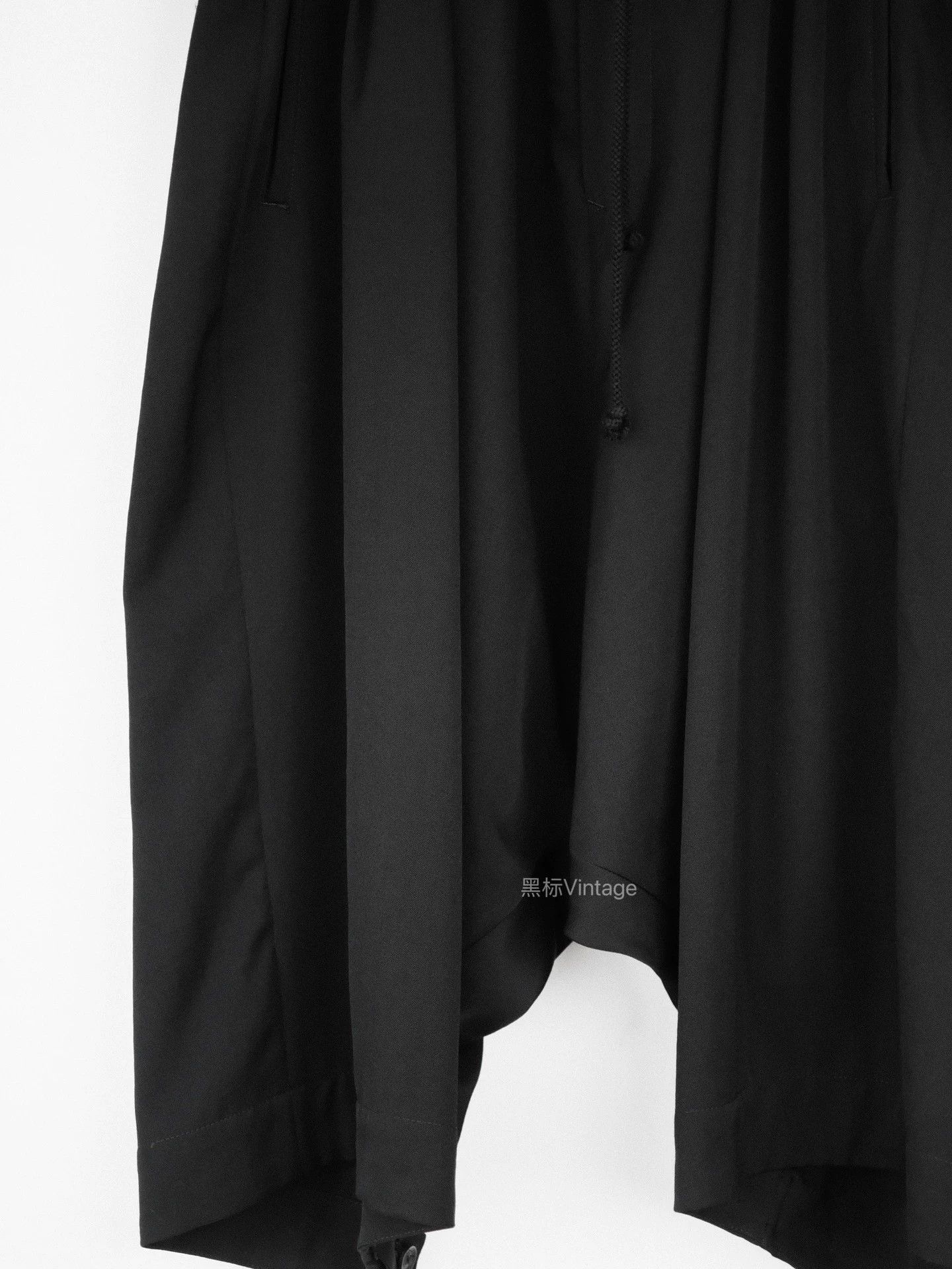 Yohji Yamamoto Yohji Yamamoto 25aw Vintage Drawstring Wide Leg 8pt Pants Size US 32 / EU 48 - 3 Thumbnail
