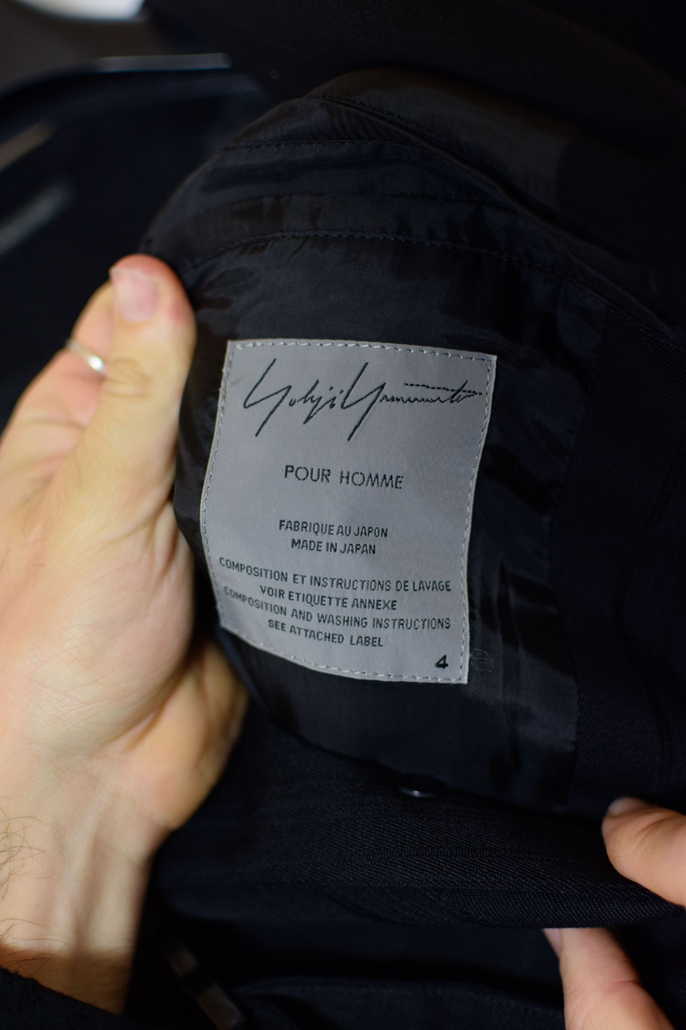 Yohji Yamamoto YYPH AW16 Striped Bondage Blazer - HR-J12-108 Size 52R - 16 Thumbnail