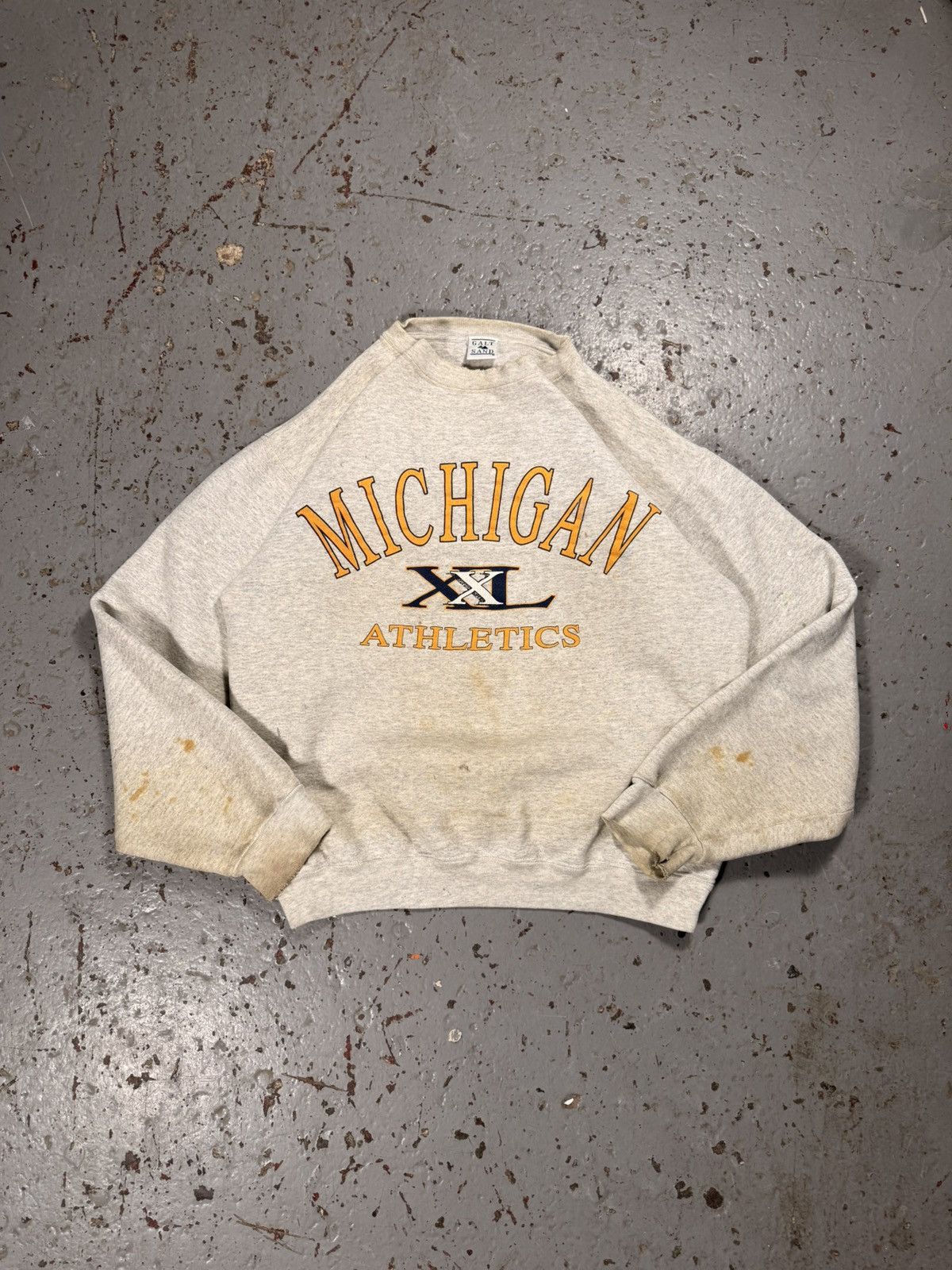Other Distressed Michigan State Athletics XXL Galt Sand Sweater Size US XL / EU 56 / 4 - 1 Thumbnail