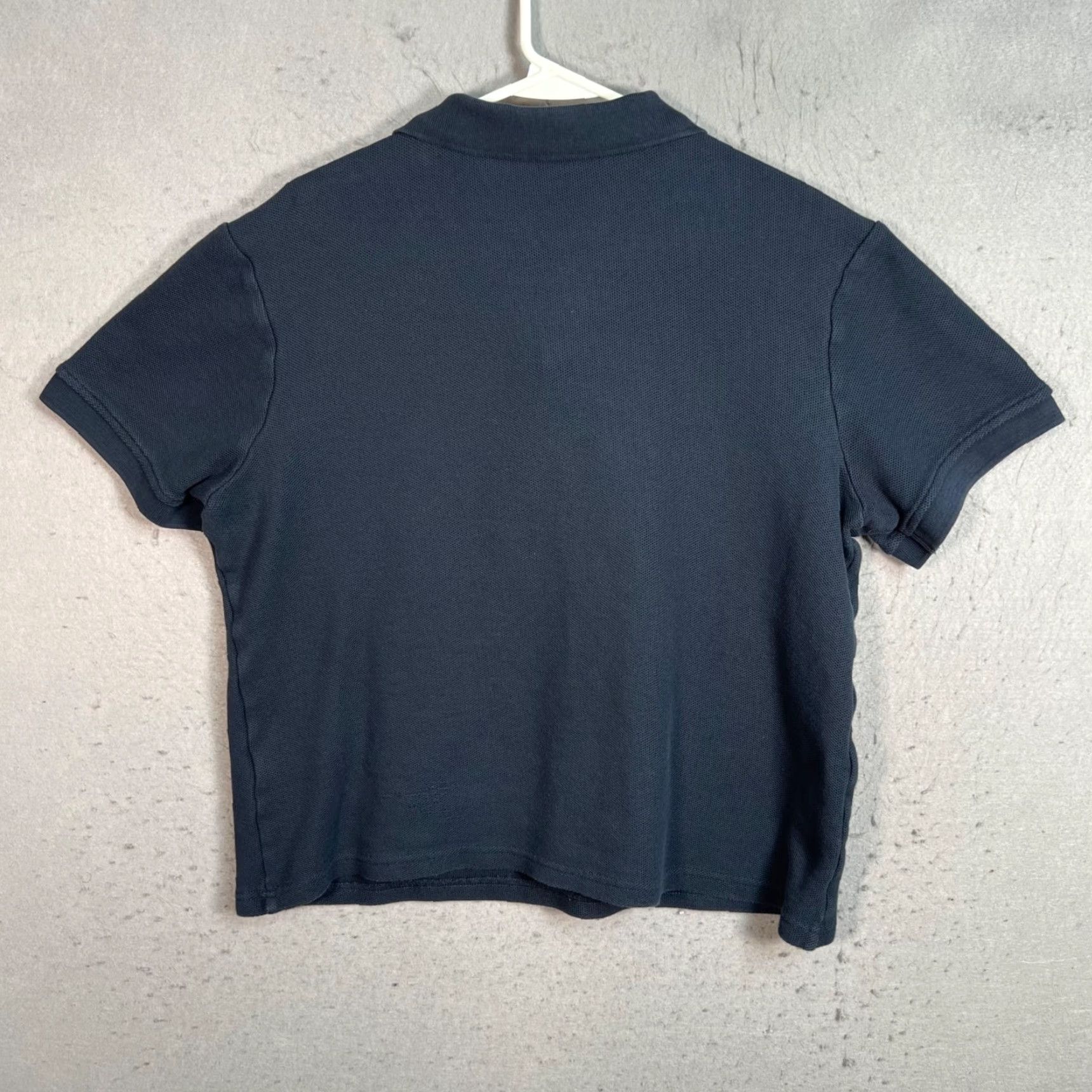 Zara Zara Polo Shirt Navy Blue Cotton Short Sleeve XL Womens Casual Polo Shirt Button Collar Navy Blue Solid Spring Summer Women XL Size XL / US 12-14 / IT 48-50 - 2 Thumbnail