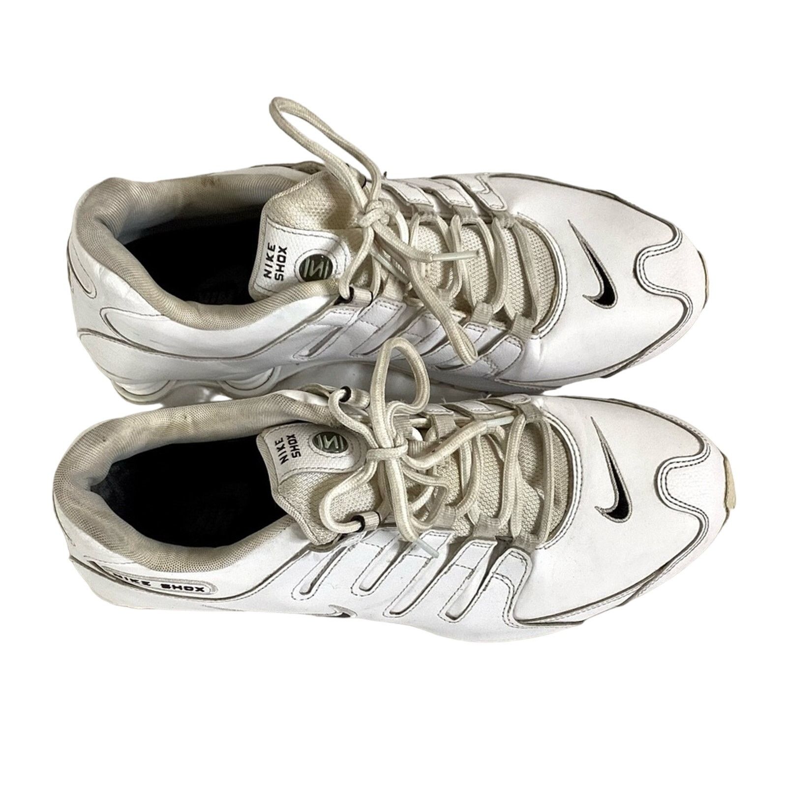 Nike Nike Shox NZ EU White Black Size US 12 / EU 45 - 2 Thumbnail