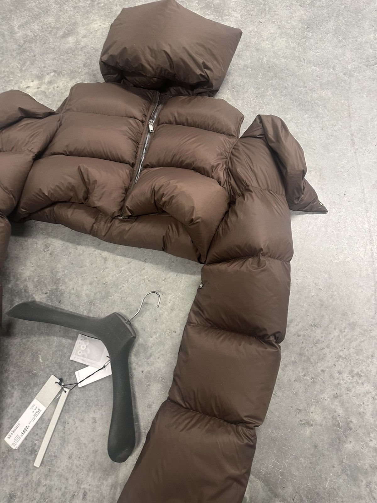 Rick Owens Rick owens LUXOR FW 23 brown runway puffer Size XL / US 12-14 / IT 48-50 - 3 Thumbnail