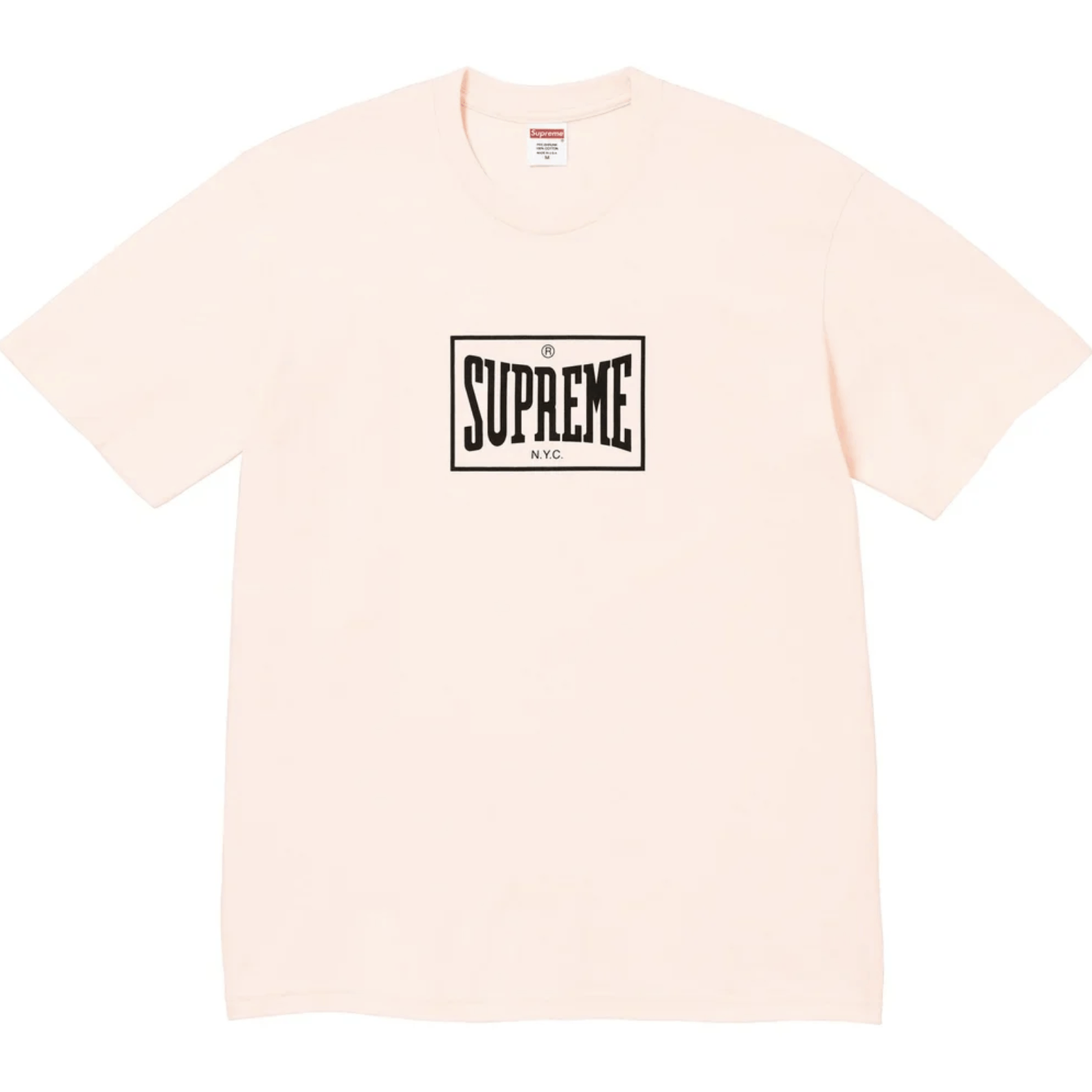 Supreme Supreme Everlast Warm Up Tee in Pale Pink Size US XL / EU 56 / 4 - 1 Thumbnail