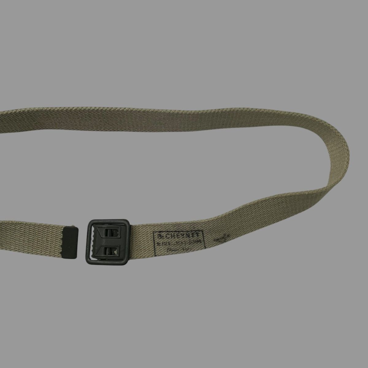 Vintage Vintage 1980s Swedish stenciled military belt Size 32 - 1 Thumbnail