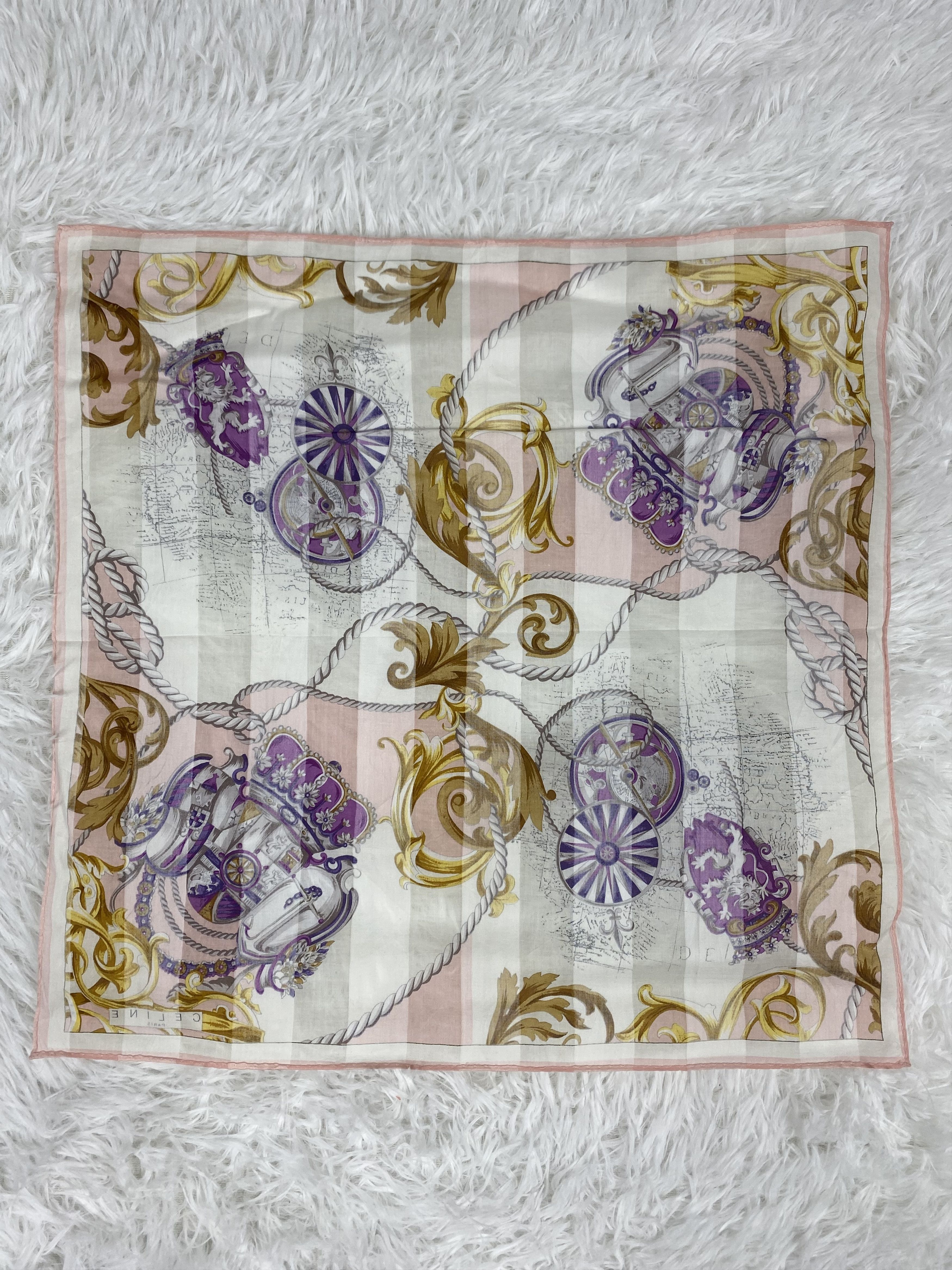 Celine Vintage Celine Handkerchief PH0142 Size ONE SIZE - 5 Thumbnail