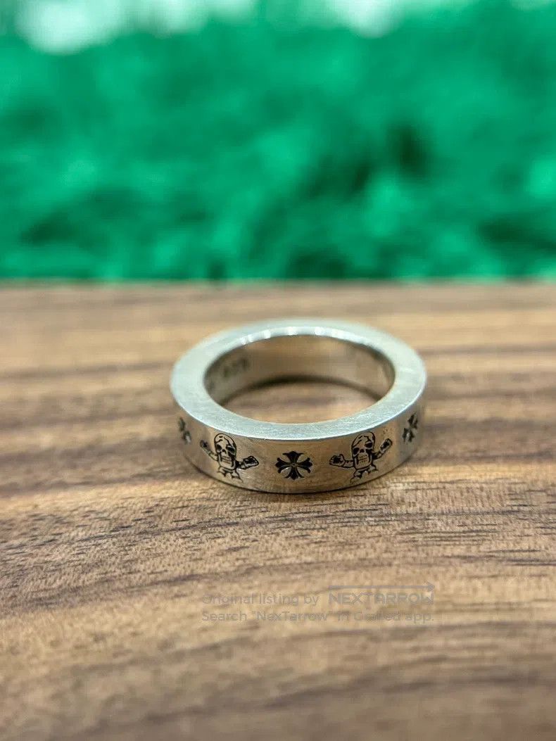 Chrome Hearts CHROME HEARTS US 8 Skull and Crossbones ring Size ONE SIZE - 1 Thumbnail