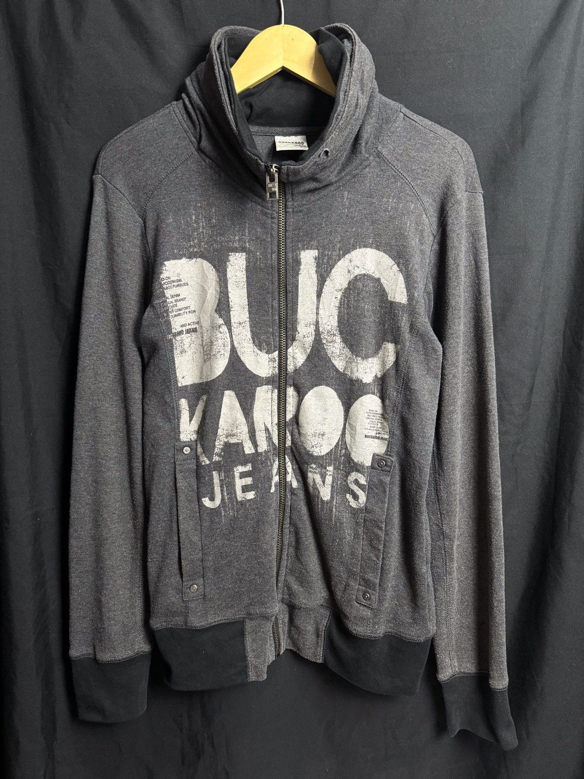 If Six Was Nine × Japanese Brand × Le Grande Bleu (L.G.B.) Bono Hoodie Poem Buckaroo Goa Style ifsix lgb Size US M / EU 48-50 / 2 - 1 Thumbnail