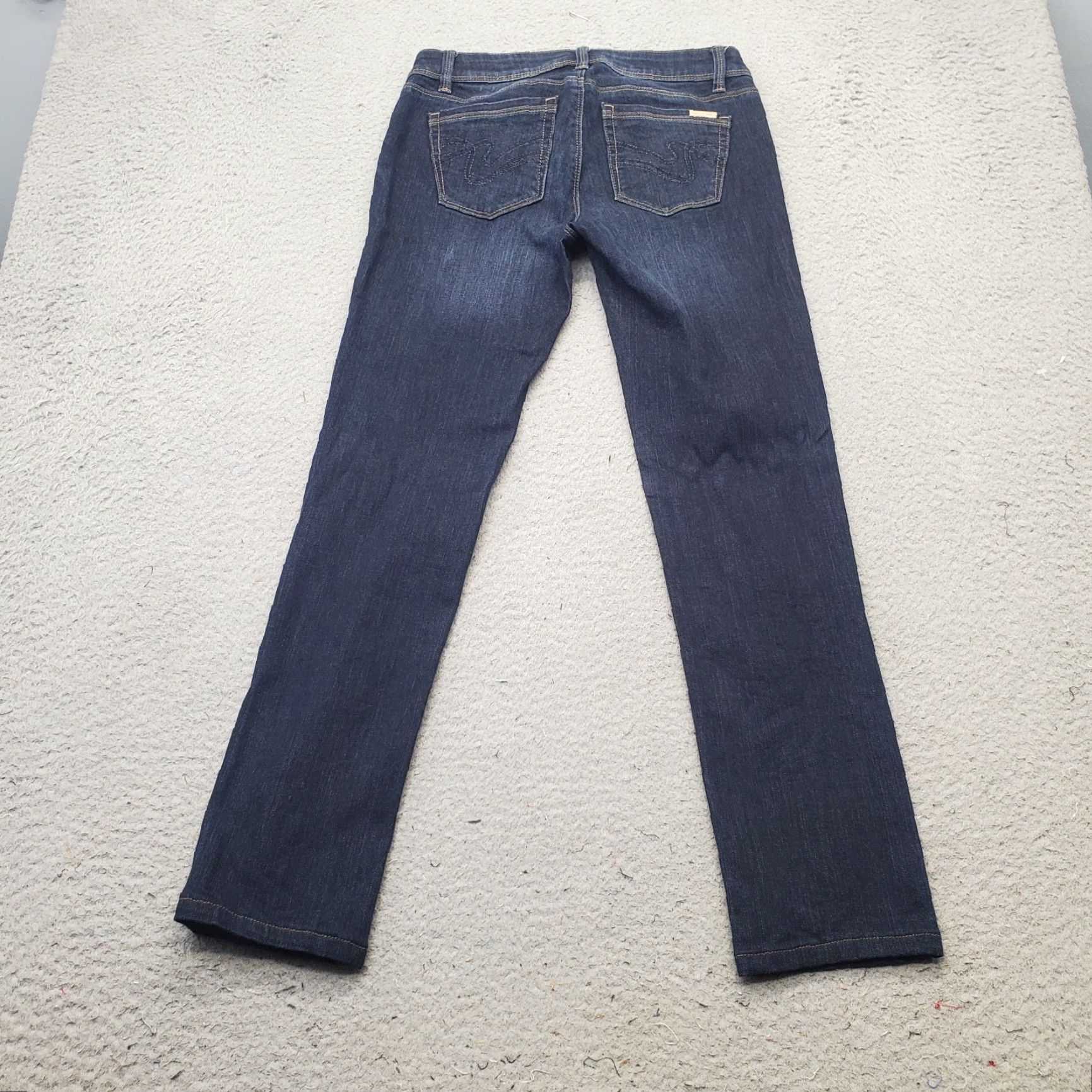 White House Black Market White House Black Market Jeans Women's 0R Blue Denim Slim Leg Streetwear 5-Pocket Design 27 Inseam Size 25" / US 0 / IT 36 - 2 Thumbnail