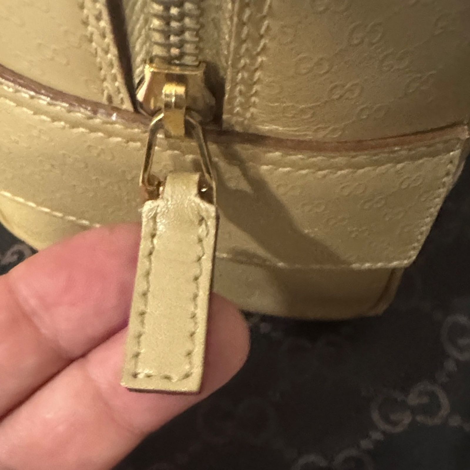 Gucci ✨ VINTAGE Gucci Micro Guccissima Leather Bowling Bag Size ONE SIZE - 5 Thumbnail