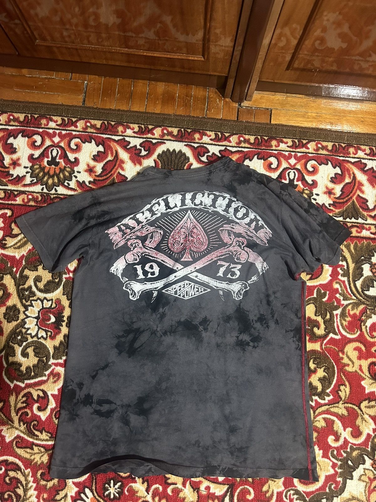 Affliction Affliction American Customs Shirt Mens XL Red Short Sleeve Size US L / EU 52-54 / 3 - 2 Thumbnail