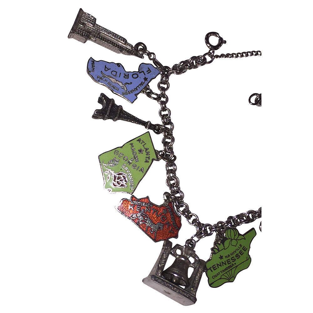Designer Souvenir Multiple Charm Bracelet Size ONE SIZE - 2 Thumbnail