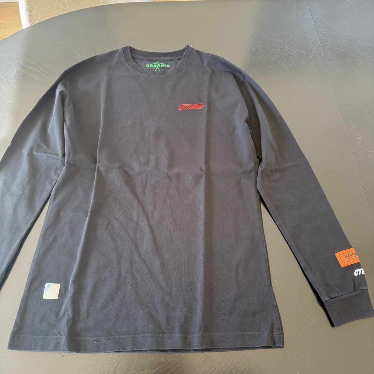 Heron Preston Heron Preston CTNMB Long-Sleeve T-Shirt 'Black' Size Small Size US S / EU 44-46 / 1 - 5 Thumbnail