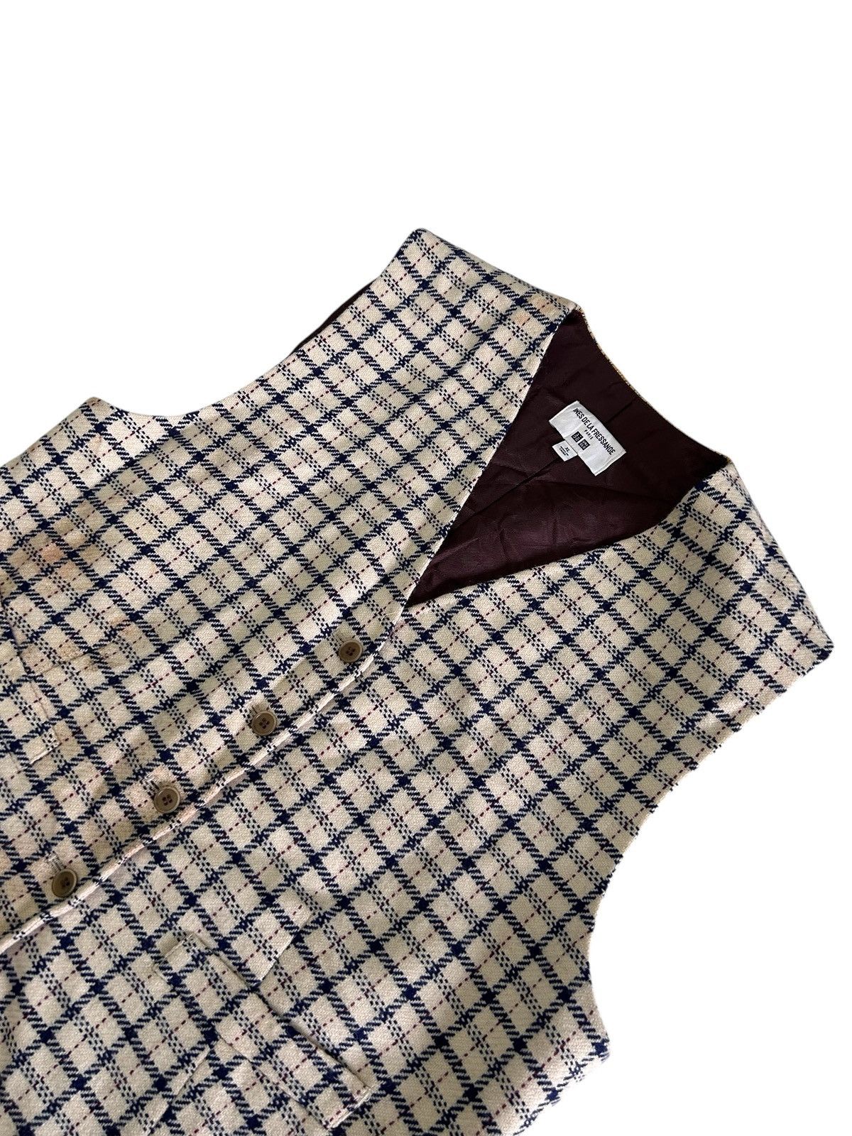Designer × Uniqlo × Vintage UNIQLO X INES DE LA FRESSANGE Casual Button Vests Size US XL / EU 56 / 4 - 3 Thumbnail