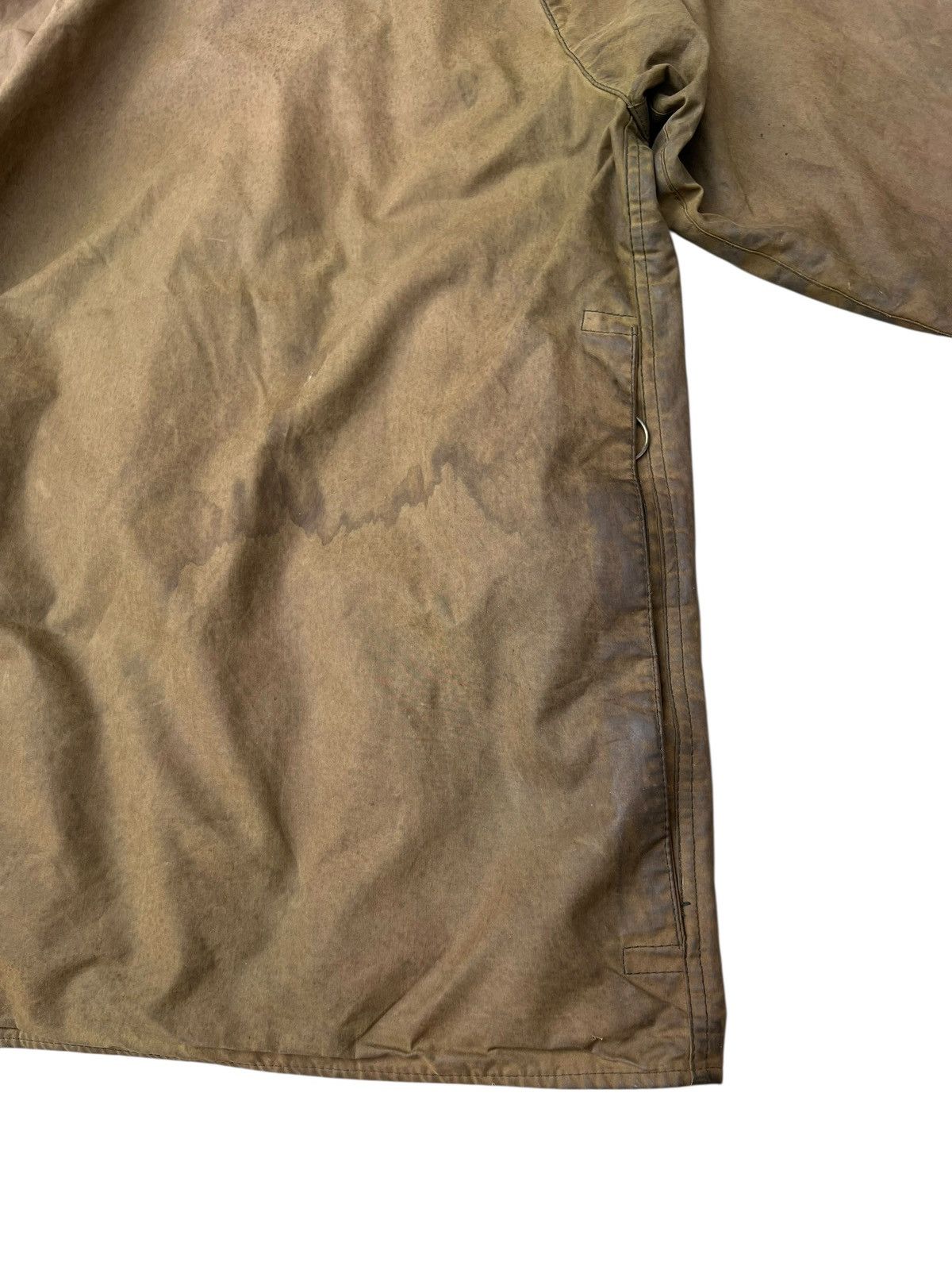 Barbour Trashed Vintage Barbour Beaufort Distressed Waxed Jacket Size US S / EU 44-46 / 1 - 23 Thumbnail