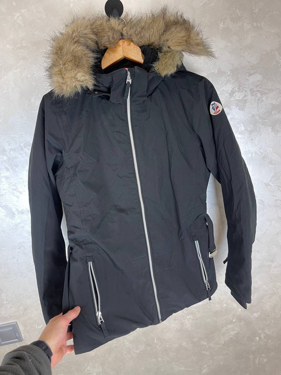 Fusalp Fusalp No Panic Faux Fur Hood Ski Jacket Black Belted Size L / US 10 / IT 46 - 3 Thumbnail