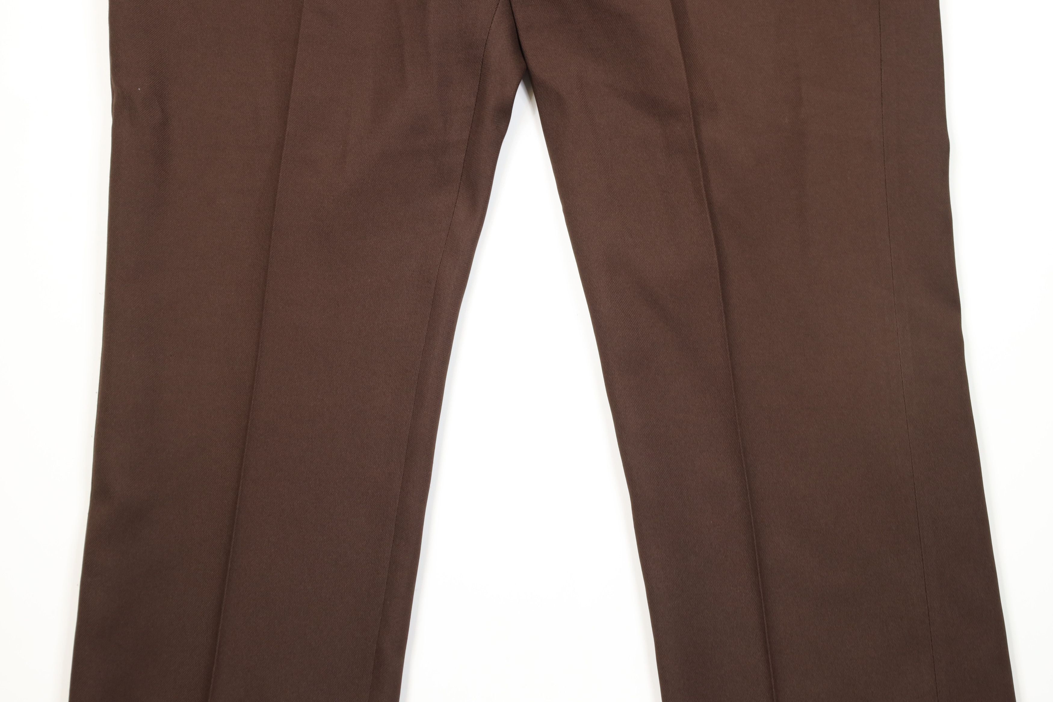 Vintage Vintage 70s Streetwear Flared Wide Leg Chino Pants Brown USA Size US 36 / EU 52 - 3 Thumbnail