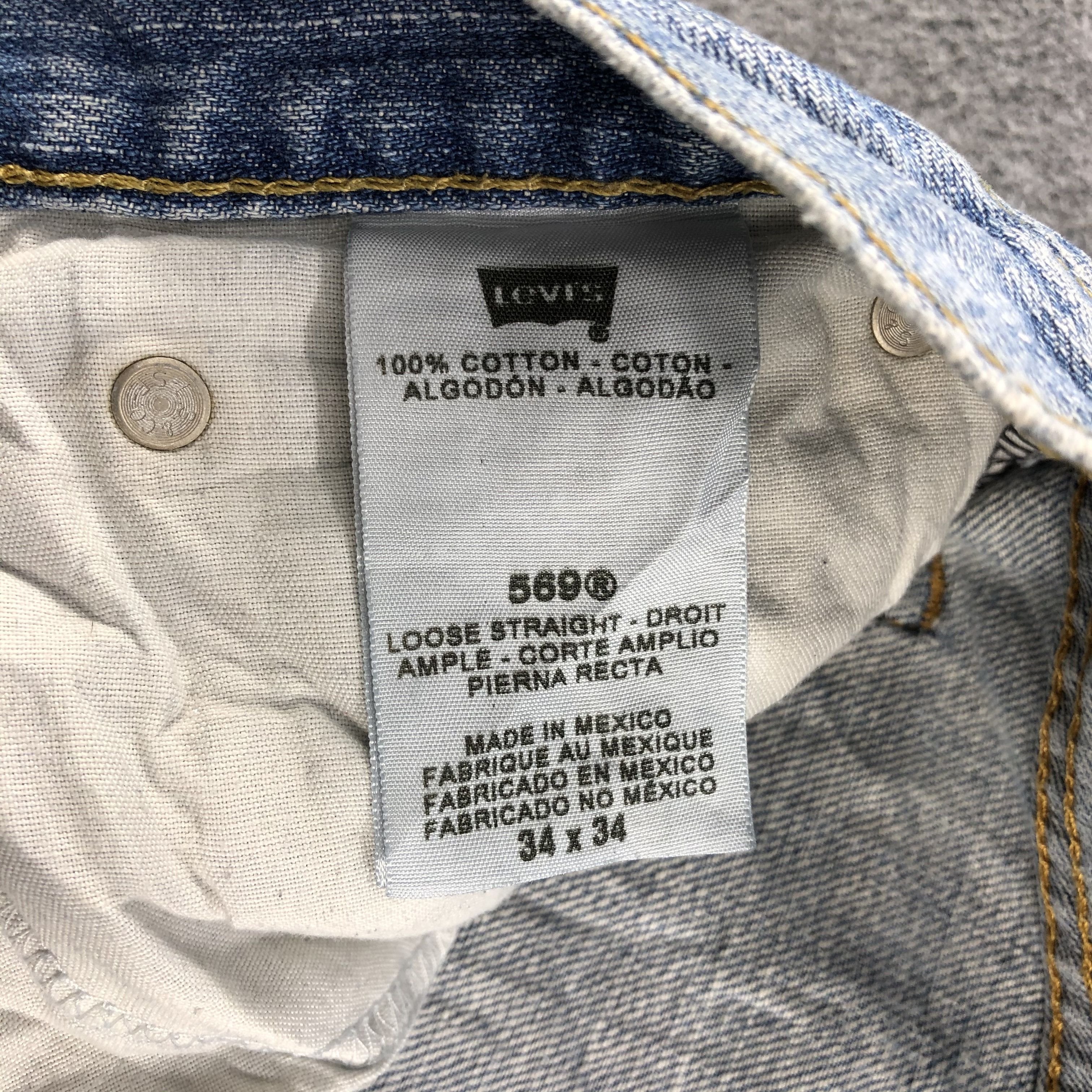 Levi's × Vintage Vintage Levis 569Jeans-JM1034 Size US 36 / EU 52 - 10 Thumbnail