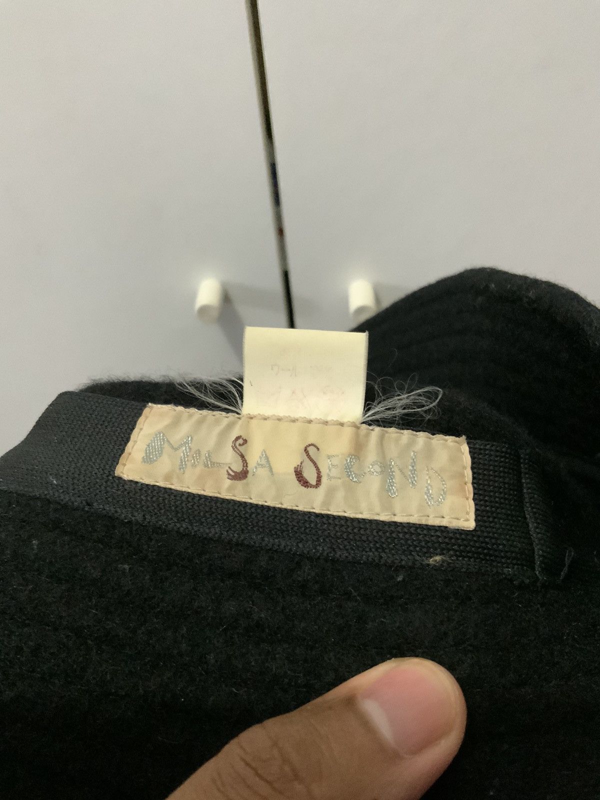Japanese Brand Milsa Second Fur Black Bucket Hat Cap Size ONE SIZE - 7 Thumbnail