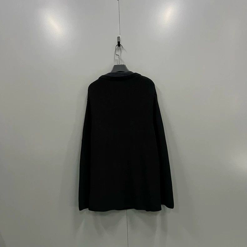 Balenciaga Balenciaga Patchwork Layered Long Sleeve Sweater Size US L / EU 52-54 / 3 - 3 Thumbnail