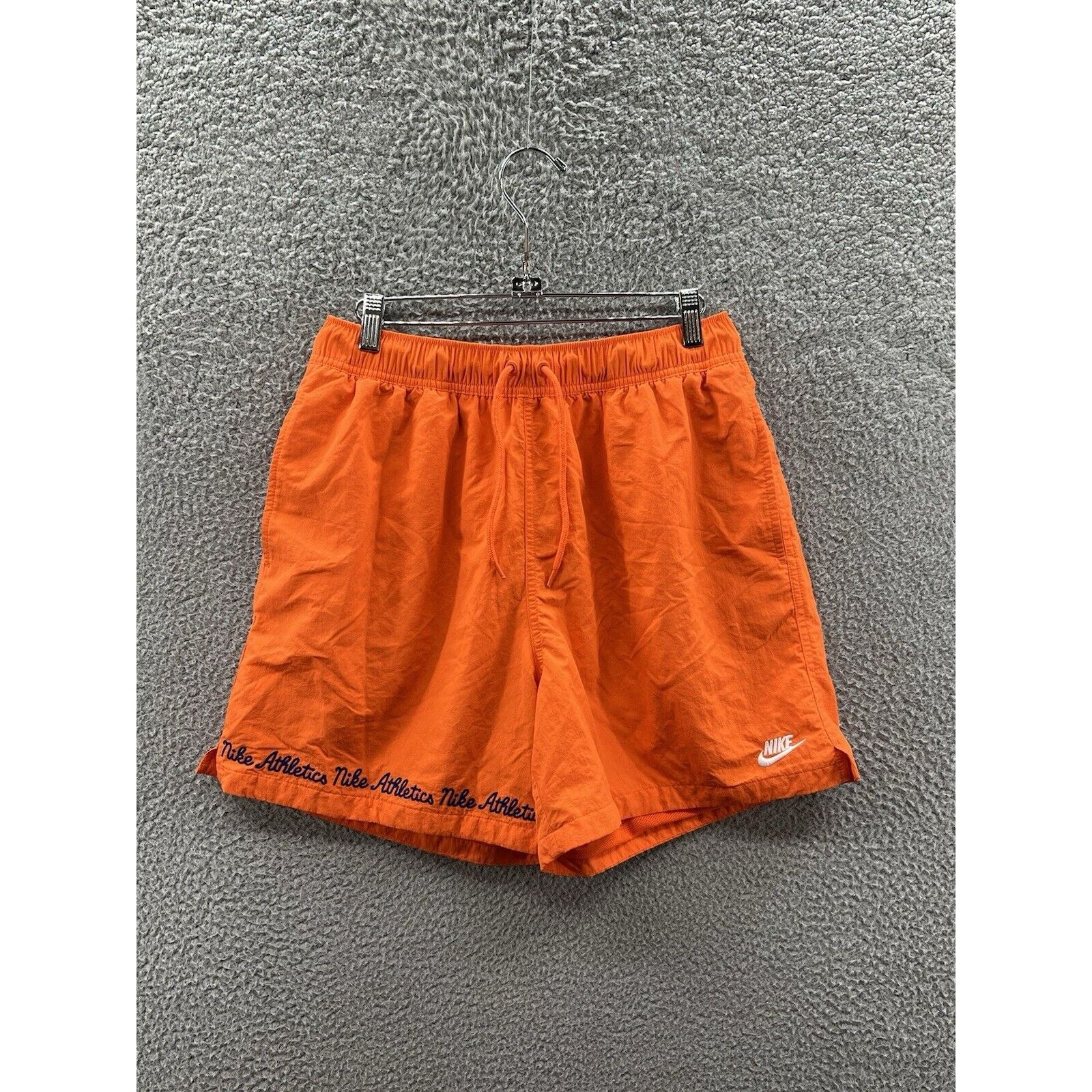 Nike Nike Club Varsity Flow Shorts Safety Orange Size Medium Size US 34 / EU 50 - 1 Thumbnail