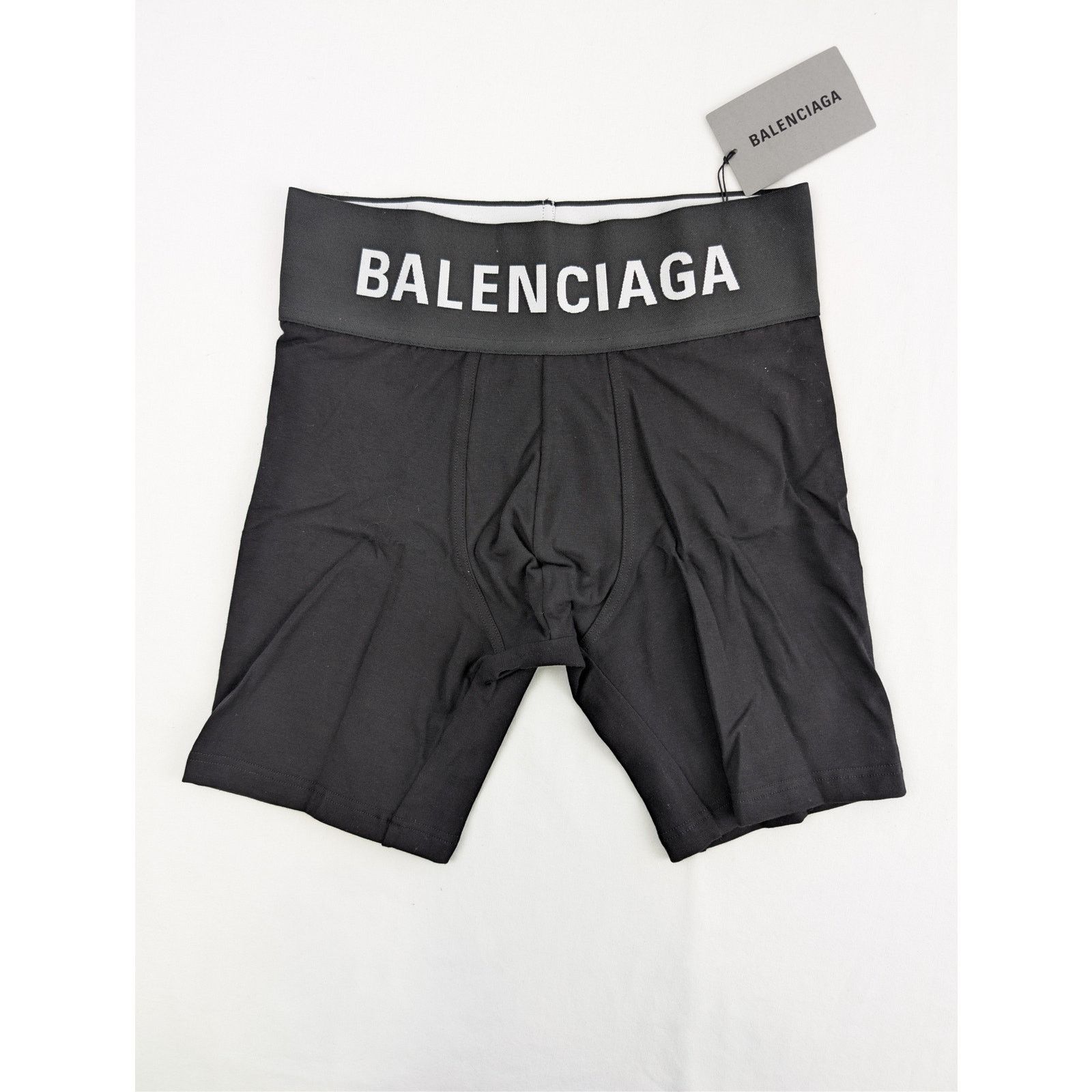 Balenciaga o1rshd1 Q:5 / Size: M / Midway Boxer Brief Shorts in Black Size US 32 / EU 48 - 1 Thumbnail