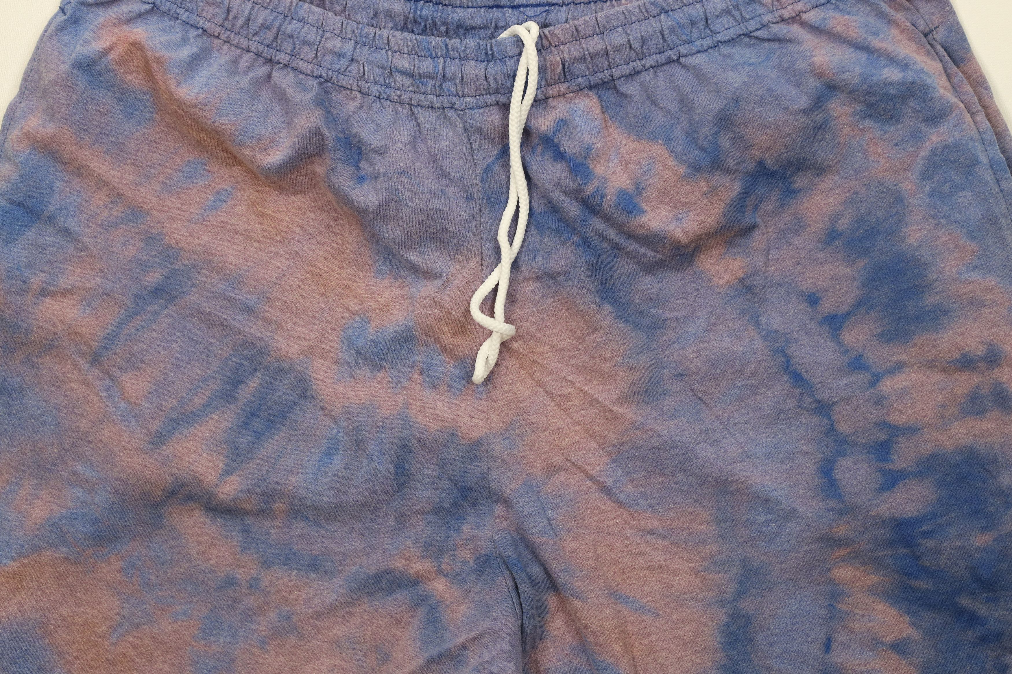 Vintage Vintage Y2K Streetwear Wash Above Knee Shorts Blue Trippy Size US 36 / EU 52 - 3 Thumbnail