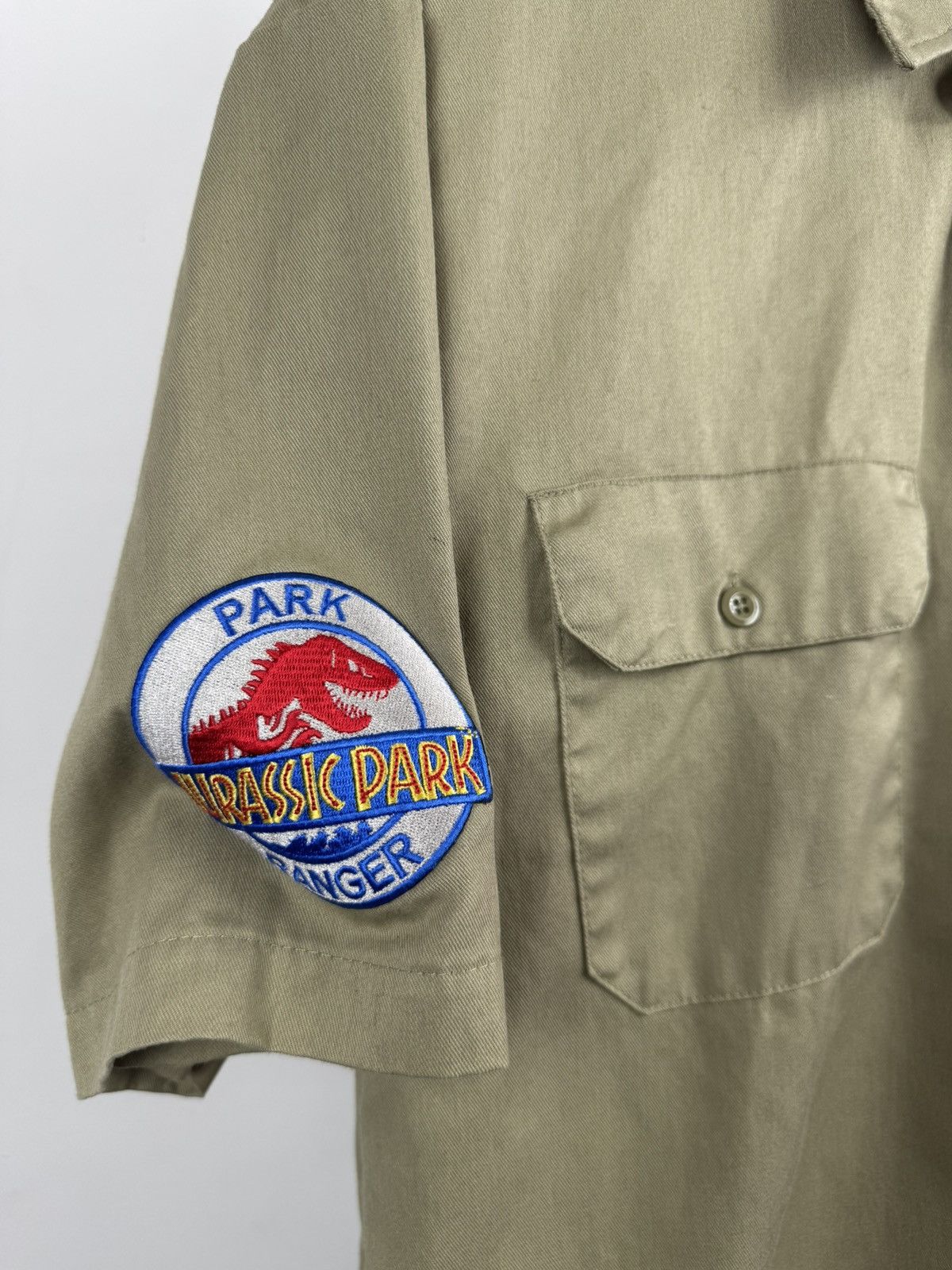 Dickies Vintage Dickies Jurassic Park Ranger Short Sleeve Shirt Size US XL / EU 56 / 4 - 3 Thumbnail