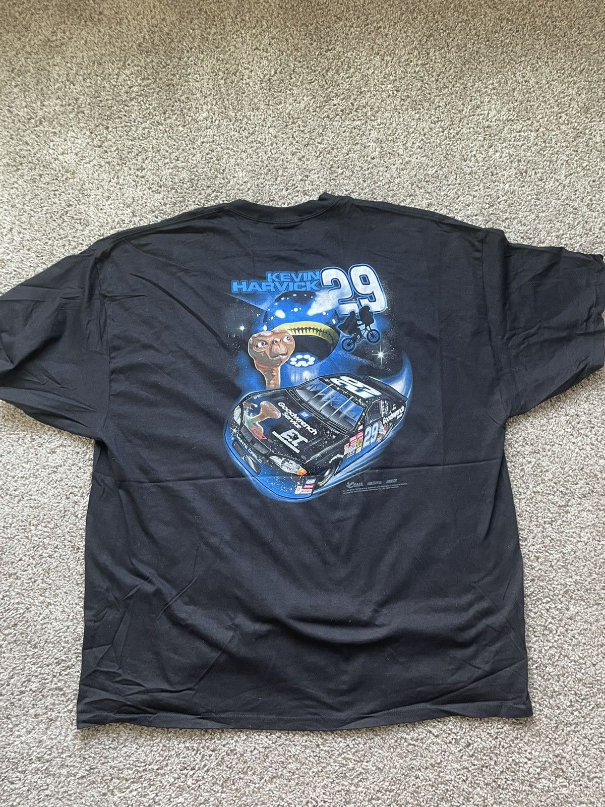 NASCAR 2001 Kevin Harvick E.T vintage tee Size US XXL / EU 58 / 5 - 1 Thumbnail
