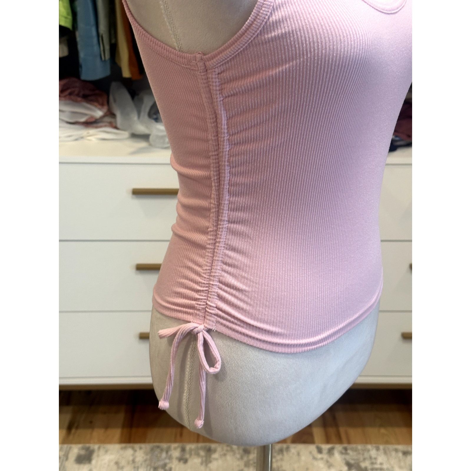 Other Freshman NWT Size Small Ribbed Tank Top Tie Up Sides Trendy Size S / US 4 / IT 40 - 4 Thumbnail
