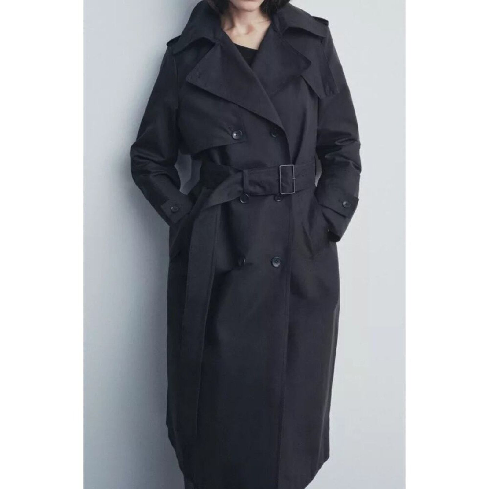 Zara Nwt-ZARA ZW COLLECTION OVERSIZE TRENCH COAT-water resistant- Size M / US 6-8 / IT 42-44 - 1 Thumbnail