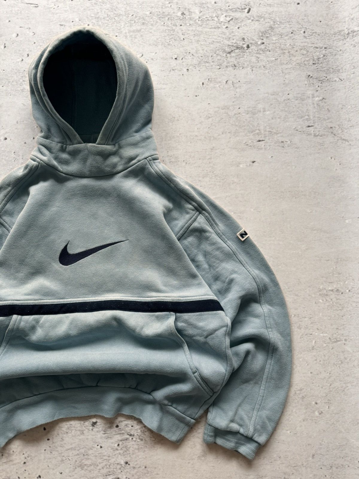 Nike × Vintage NIKE VINTAGE CENTER LOGO OVERSIZE BOXY HOODIE Size US S / EU 44-46 / 1 - 3 Thumbnail