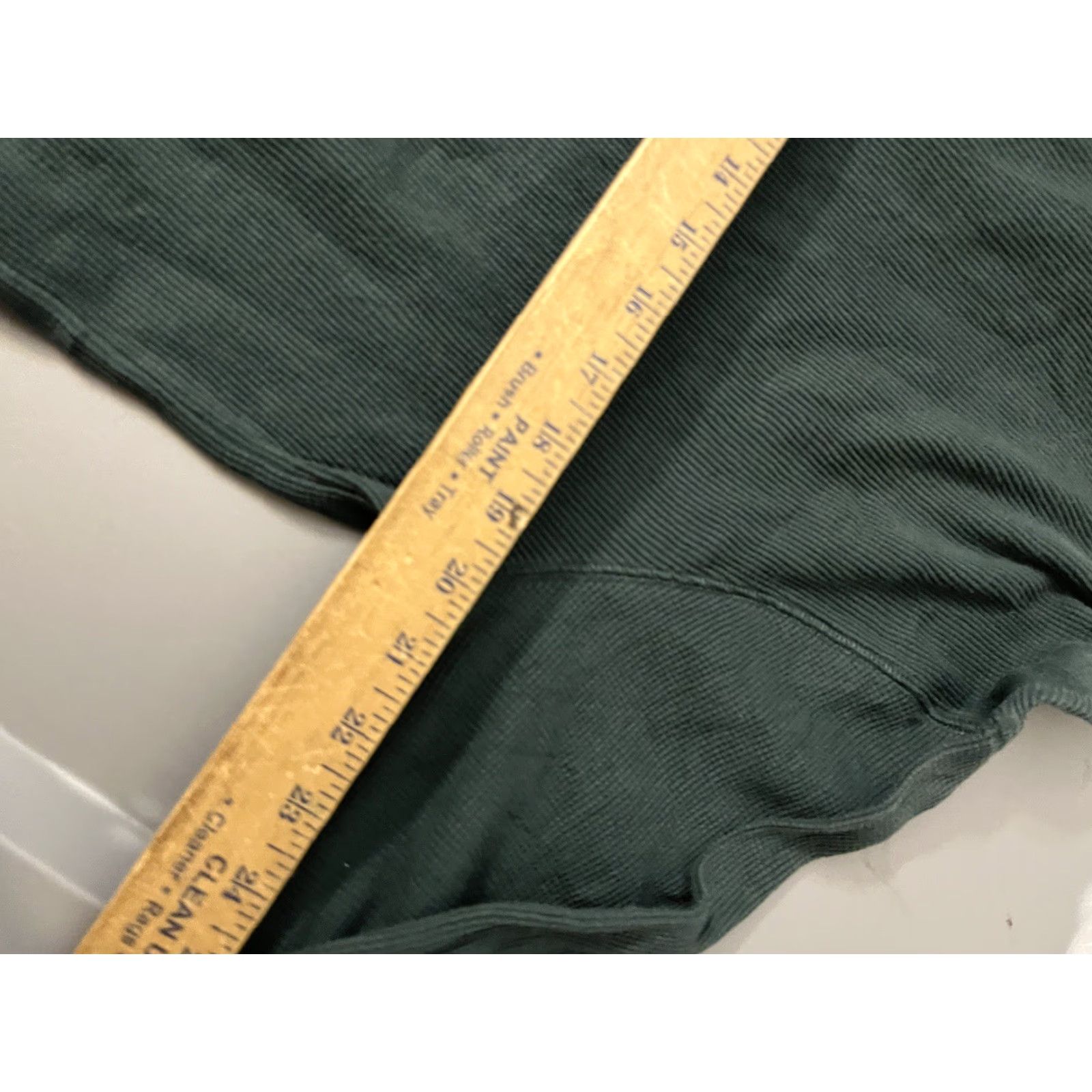Gap Gap Mens T-Shirt Long Sleeve Shirt L Green Knit Cotton Waffle Classic Fit 90s Designer Retro Vintage Men Size US L / EU 52-54 / 3 - 5 Thumbnail