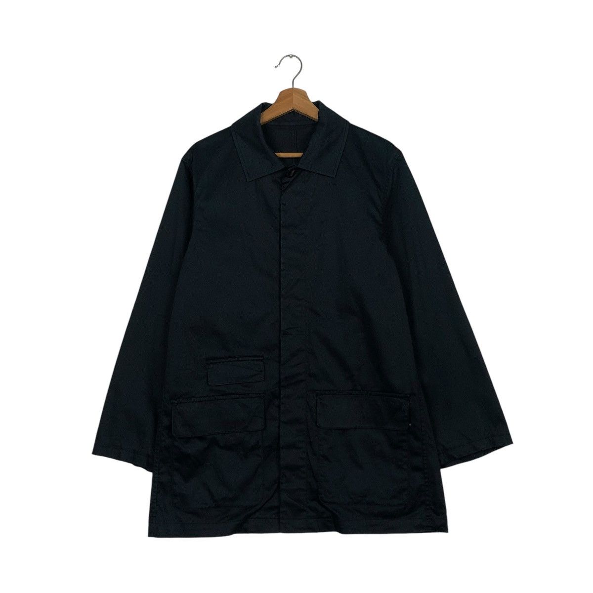 Japanese Brand 🔥ICONIC BLACK WORKER CHORE JACKET MR. JUNKO ISSEY MIYAKE Size US M / EU 48-50 / 2 - 3 Thumbnail
