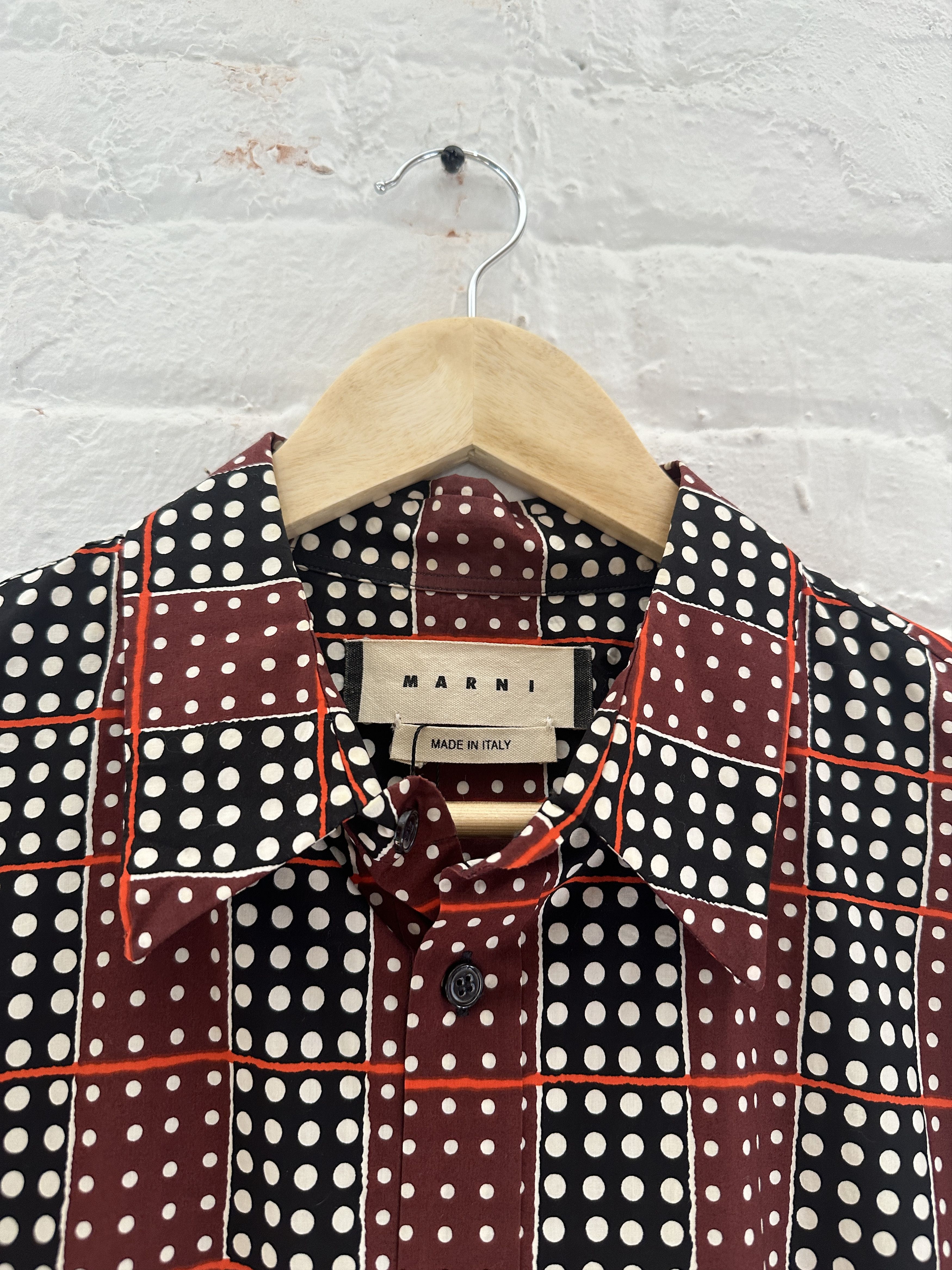 Marni Marni Short Sleeve Button Up Shirt Size US L / EU 52-54 / 3 - 2 Thumbnail