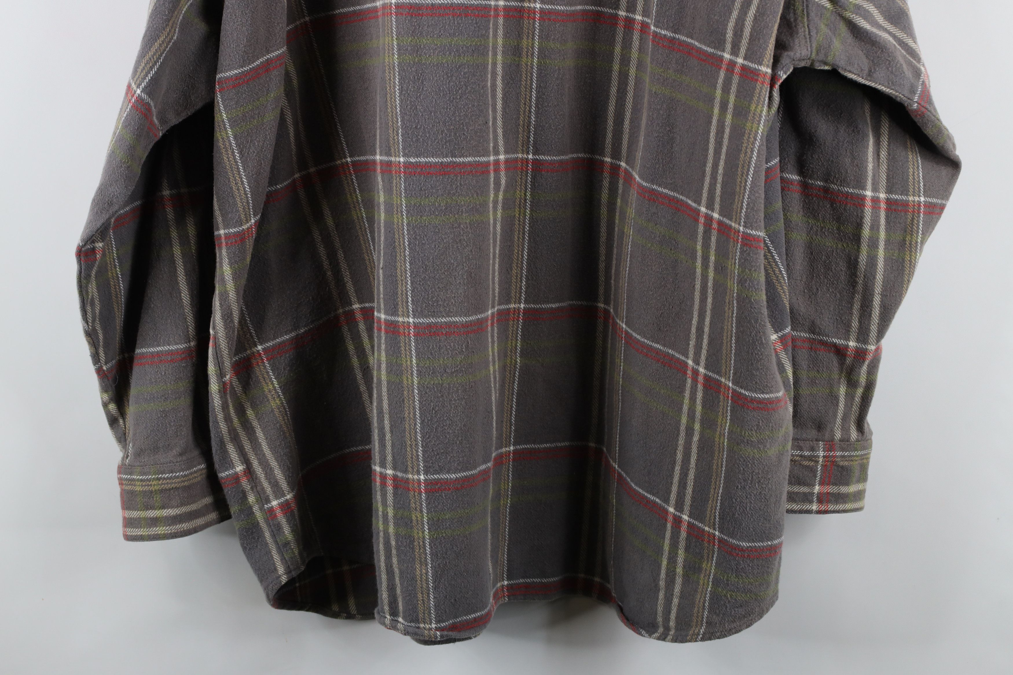 Dickies × Vintage Vintage 90s Dickies Heavyweight Button Shirt Plaid Cotton Size US XXL / EU 58 / 5 - 9 Thumbnail