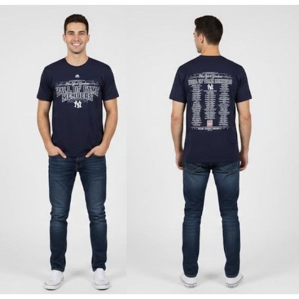 Majestic Majestic New York Yankees Men's Hall Of Fame Navy Blue T-Shi Size US S / EU 44-46 / 1 - 1 Thumbnail