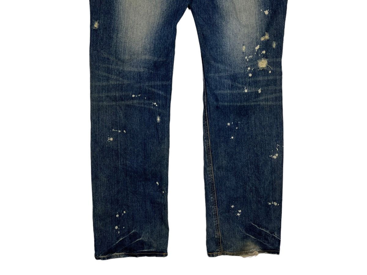 If Six Was Nine 🔥 TTU EXHIBITION DISTRESSED DENIM BROKEN DYED Size US 34 / EU 50 - 9 Thumbnail