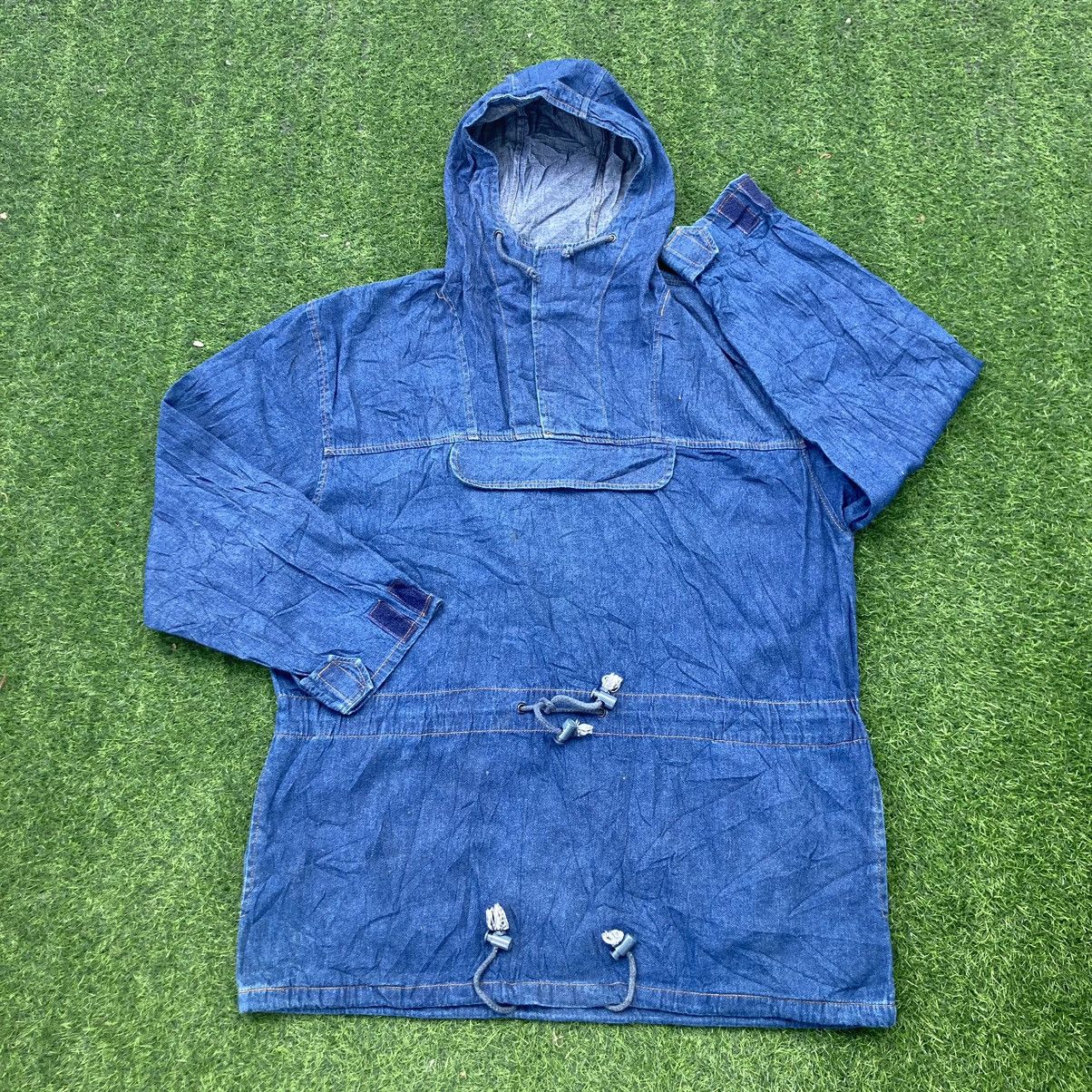 Japanese Brand TEAM BLUEKY DENIM ANORAK Size US L / EU 52-54 / 3 - 1 Thumbnail